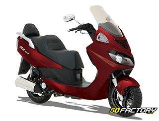 Technical sheet of the Daelim scooter S2 125 cm3 4T - 50factory.com